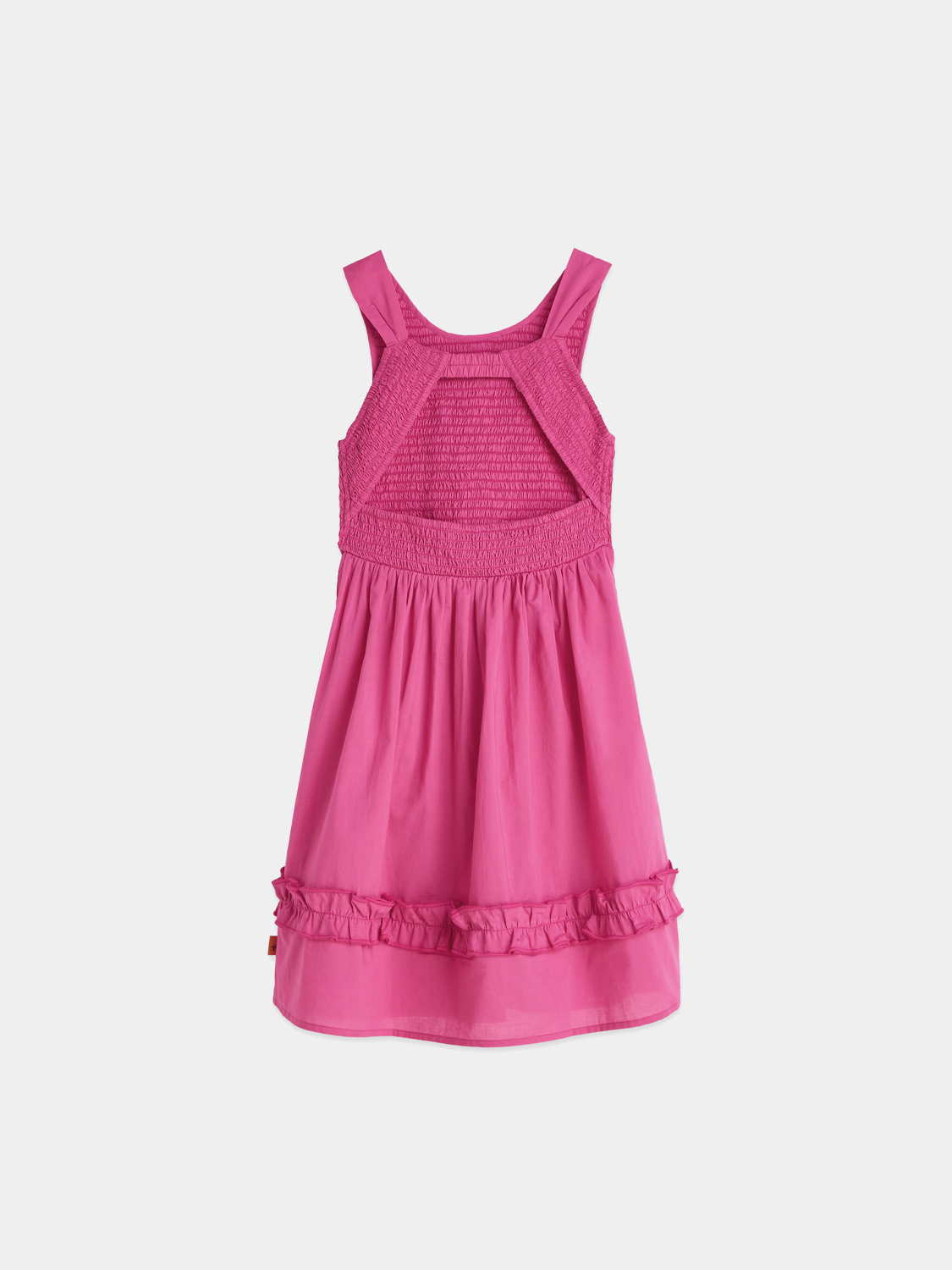 Kids smocked dress by Scotch & Soda featuring a charming design, soft fabric, and comfortable fit for young girls.