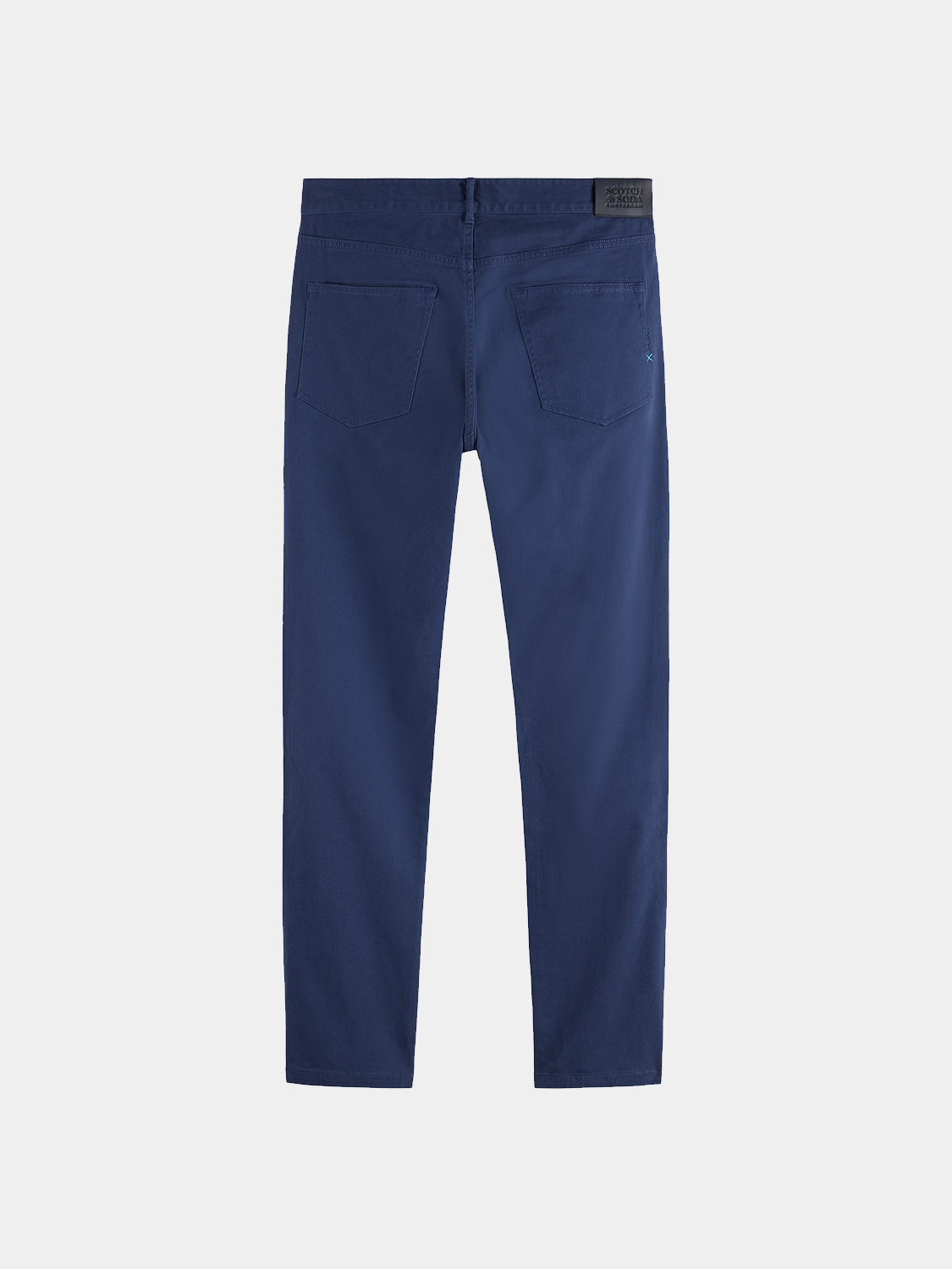 Black Ralston slim-fit pants by Scotch & Soda, tailored with a sleek, modern design and classic fit for everyday wear.