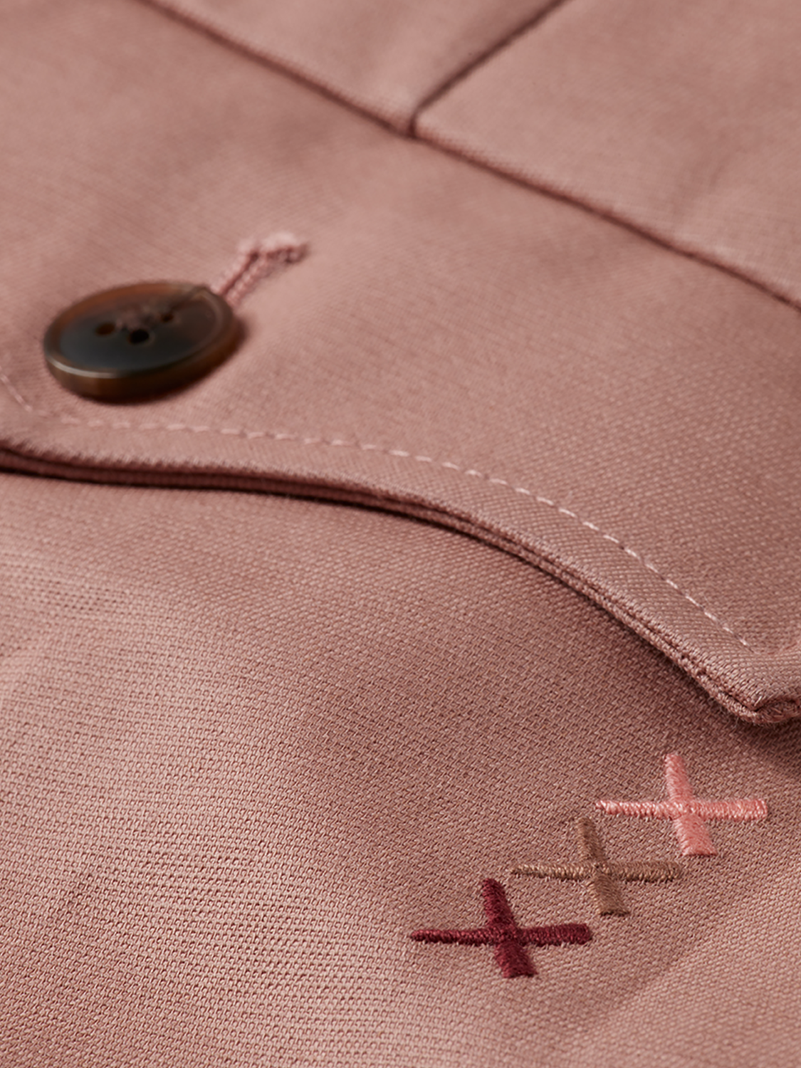 Scotch & Soda Otis straight-fit chinos pants in a neutral color, showing the front view with pockets and belt loops.
