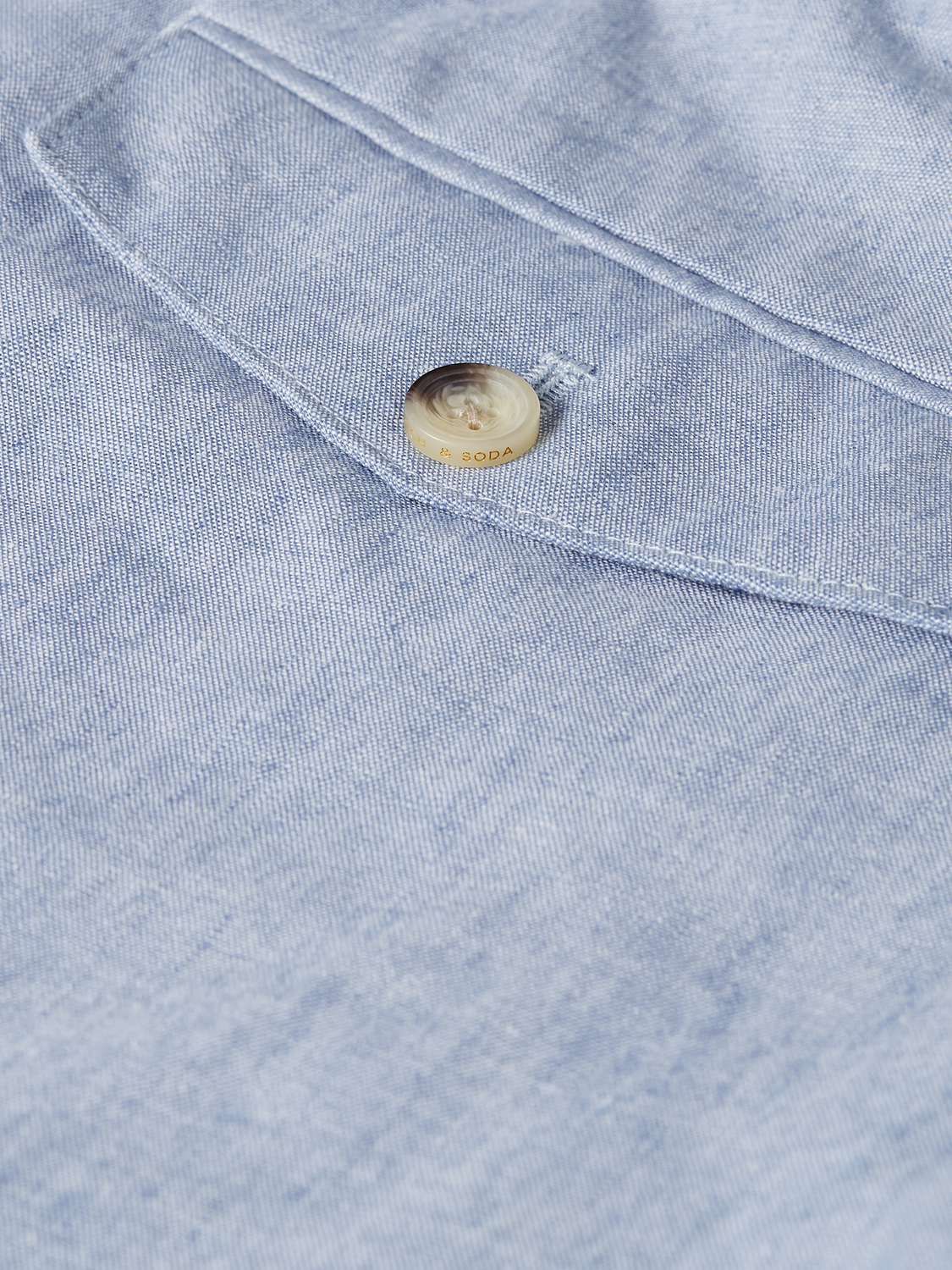 Cotton straight-fit jogger pants from Scotch & Soda featuring a relaxed fit and casual style in neutral color.