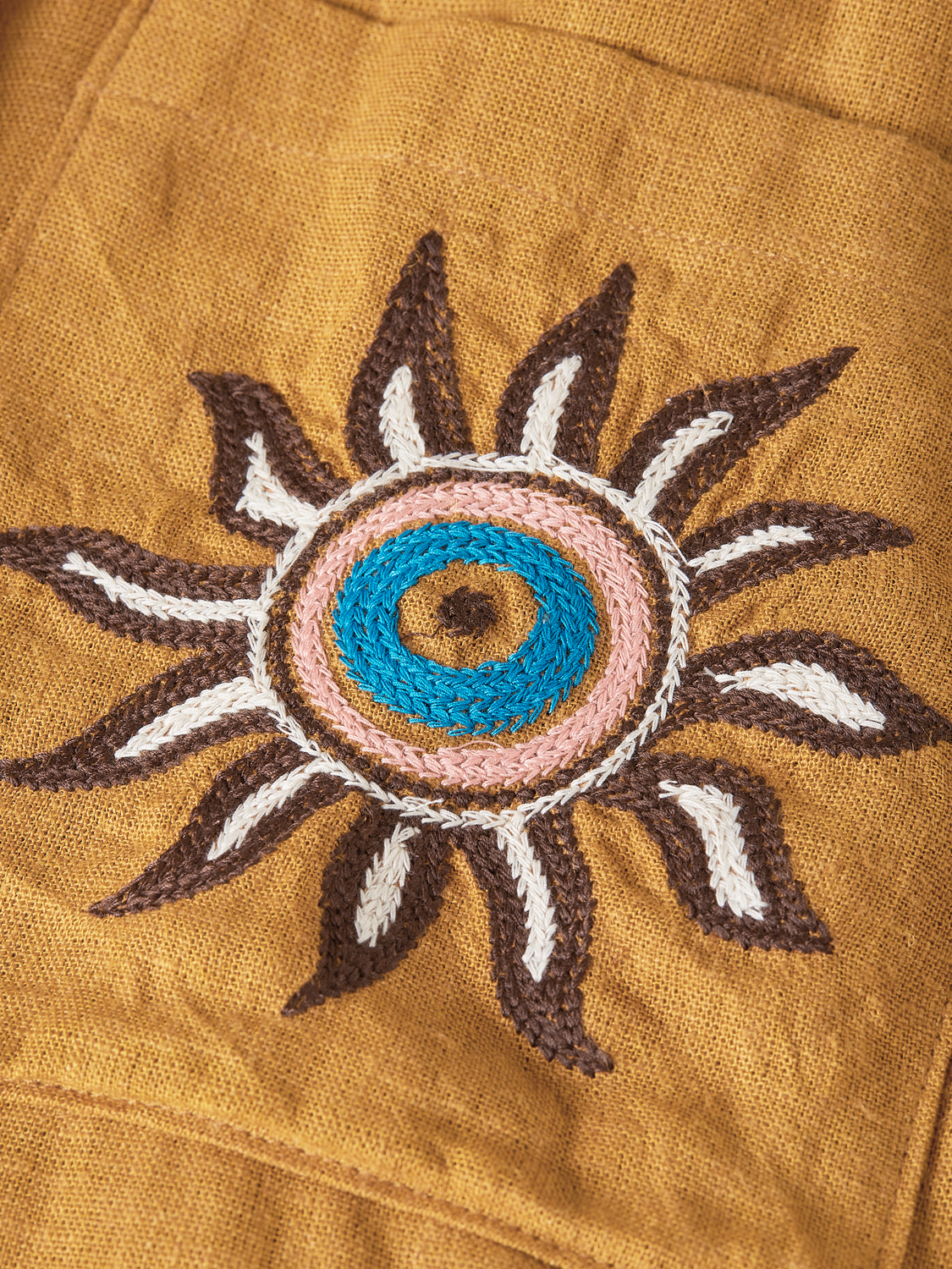 Embroidered shorts from Scotch & Soda with colorful floral patterns, casual fit, and lightweight fabric.