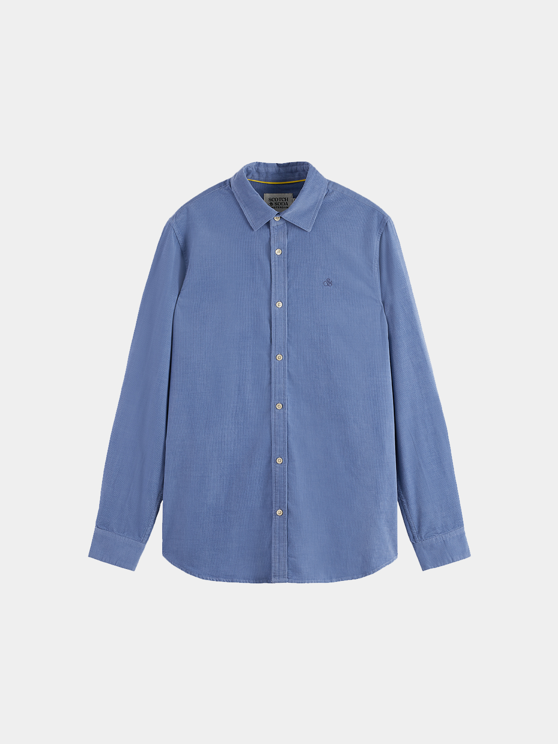 Lightweight SCOTCH & SODA long sleeve corduroy shirt in a stylish, textured fabric with a classic fit.