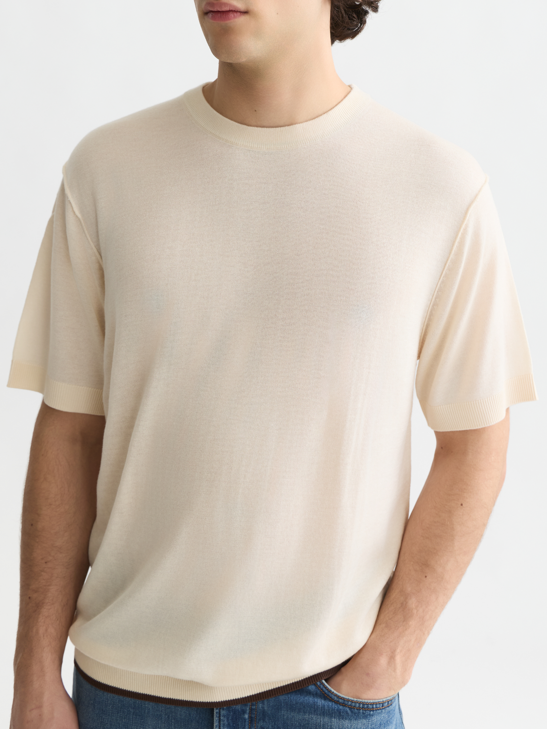Knitted t-shirt