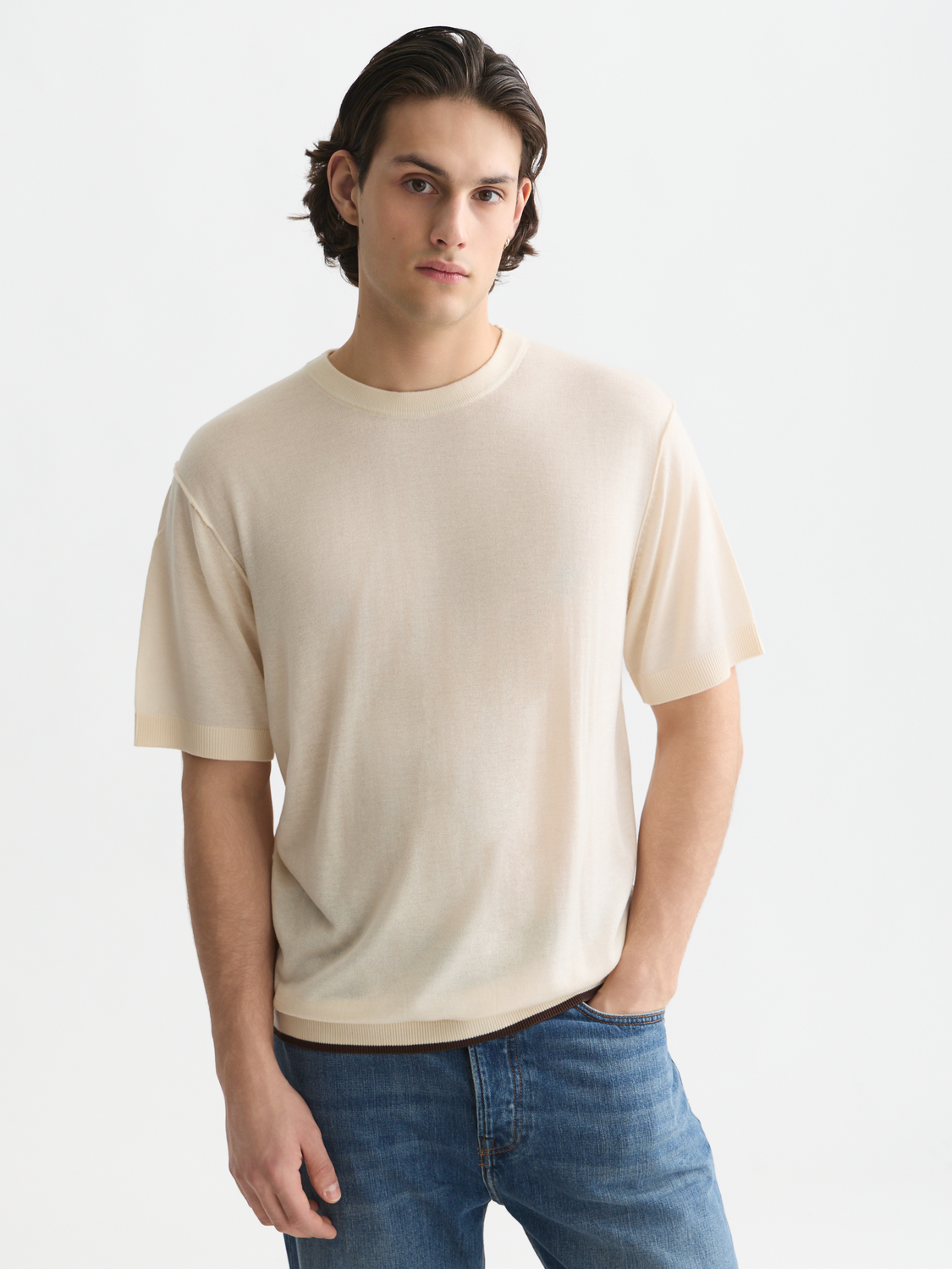 Knitted t-shirt