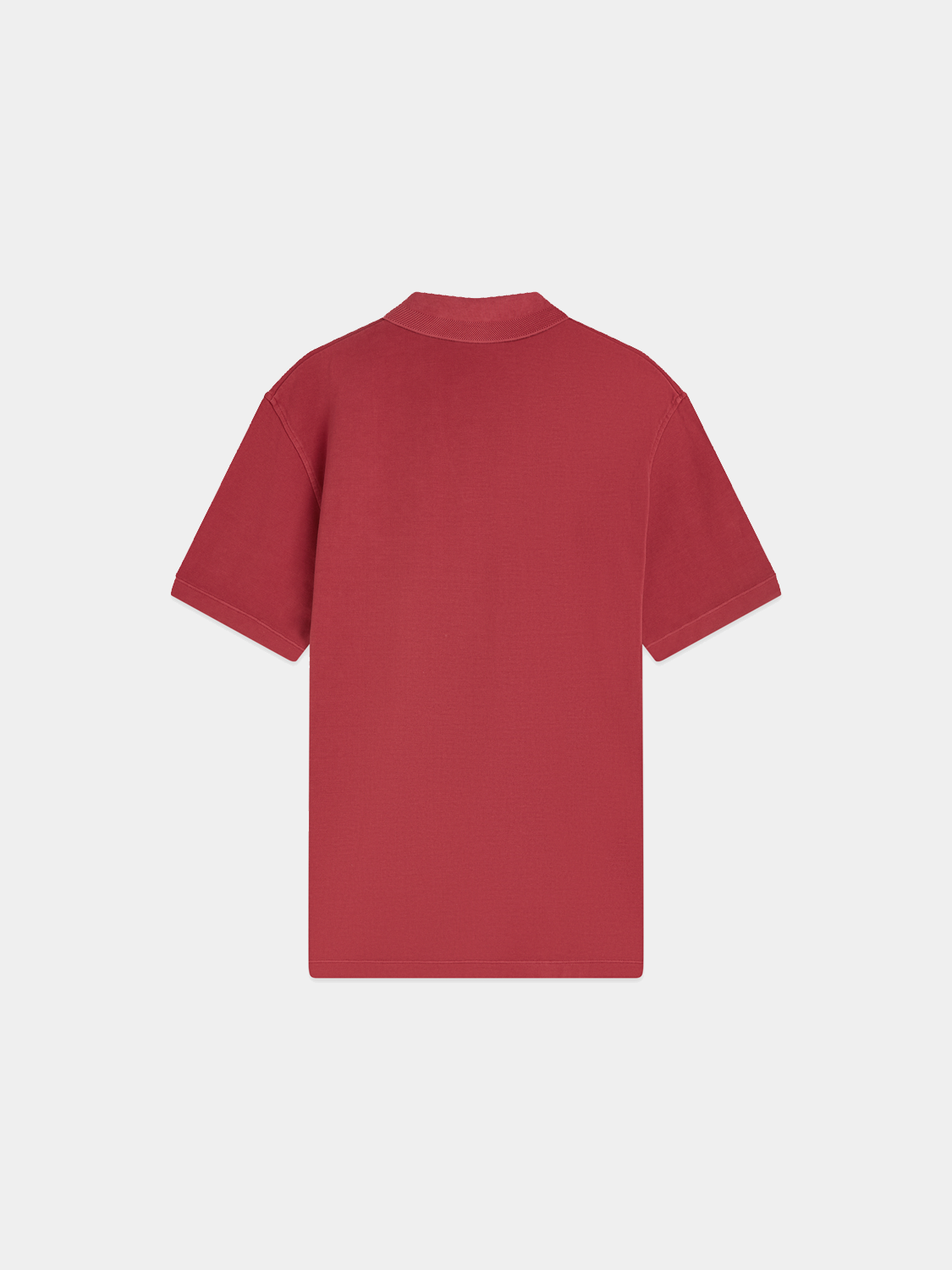 Black Scotch & Soda pique polo shirt with a classic collar and short sleeves, displayed on a plain background.