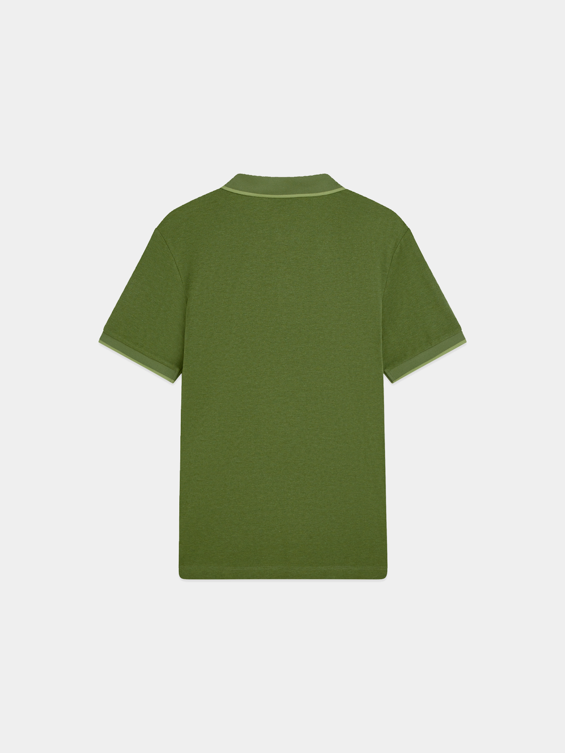 Black Scotch & Soda Melange polo shirt with a classic collar and short sleeves, displayed on a neutral background.