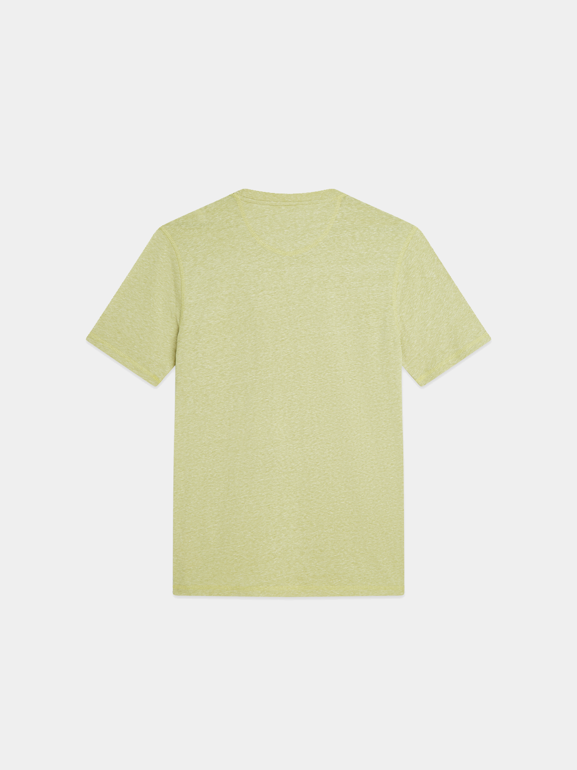 Light blue Scotch & Soda melange S/S t-shirt with a crew neck and casual fit, displayed on a plain background.