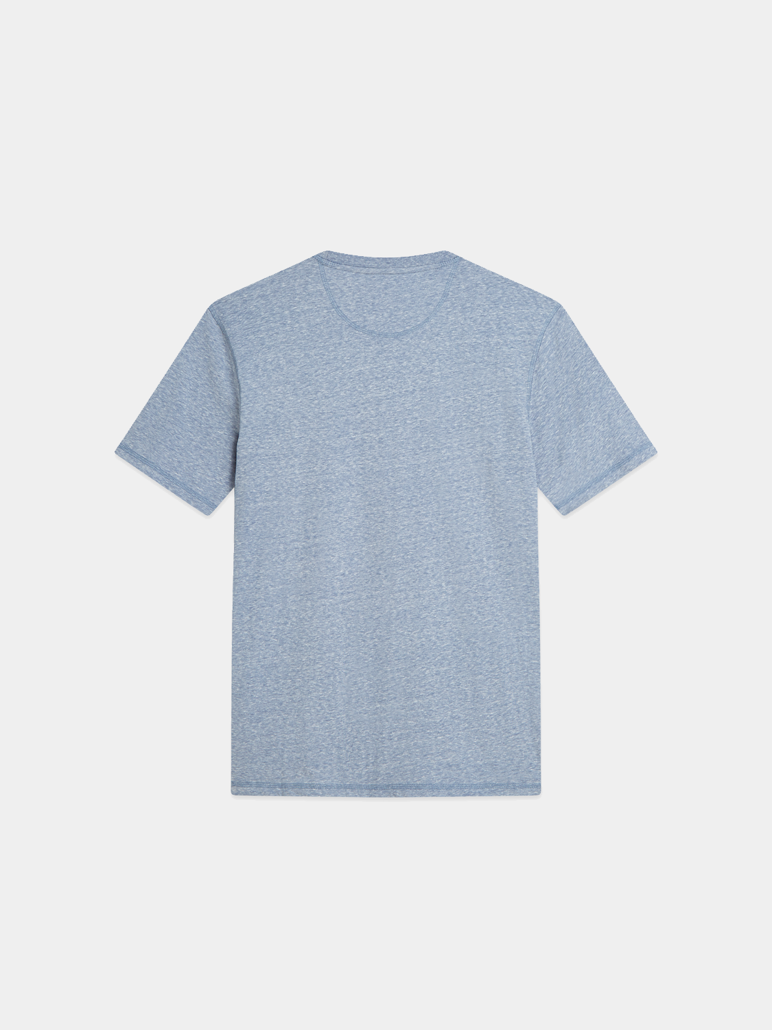 Scotch & Soda melange short-sleeve t-shirt with a crew neckline, featuring a textured fabric in a dark color.