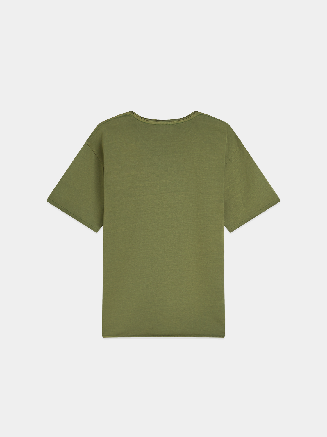 Black raw edge short sleeve t-shirt from Scotch & Soda with a casual fit and distressed neckline.