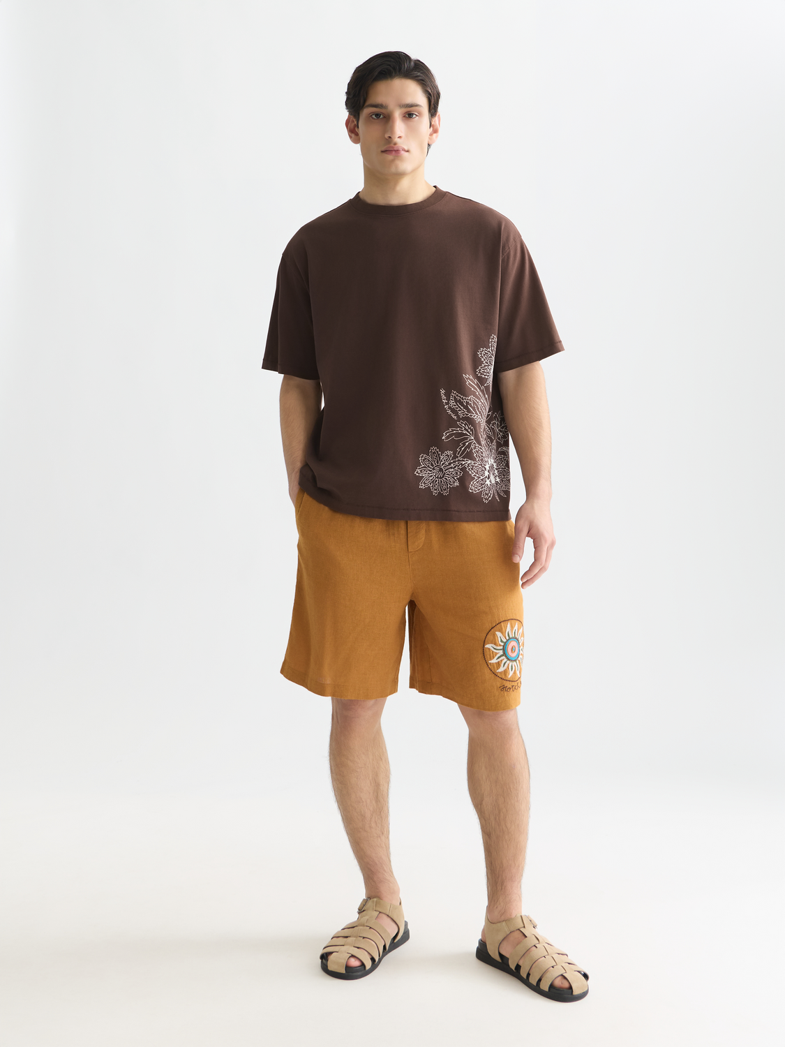 Scotch & Soda artwork short sleeve t-shirt featuring a colorful graphic design on soft cotton fabric.