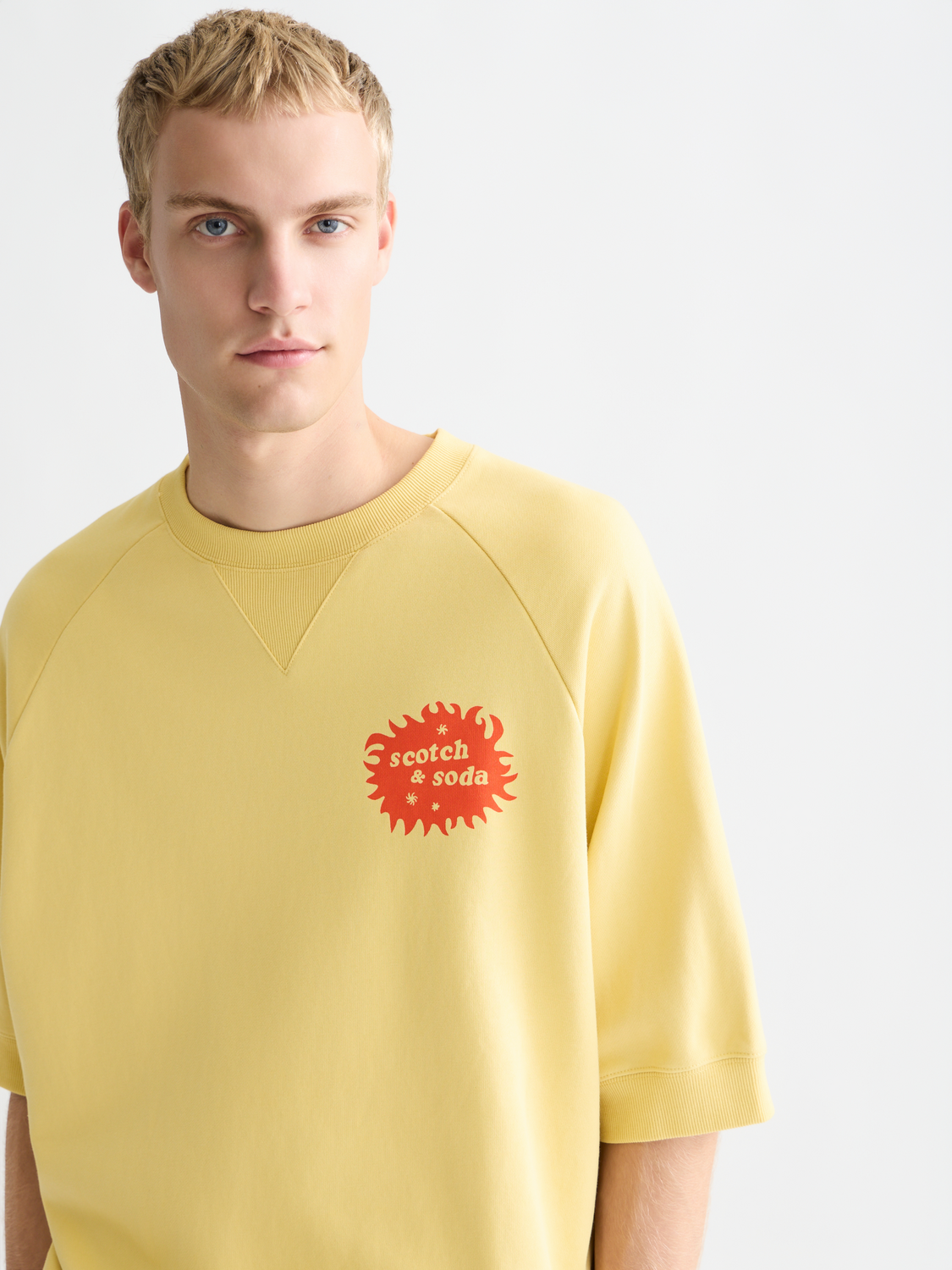 Artwork loose-fit sweatshirt