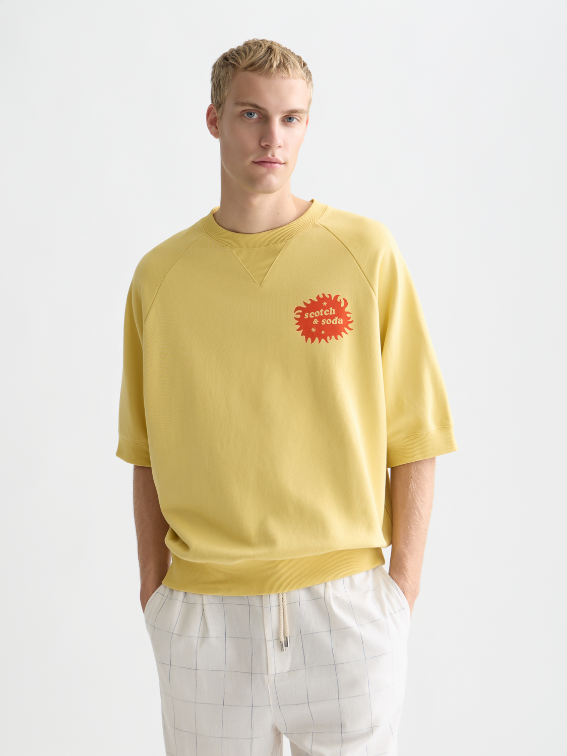 Artwork loose-fit sweatshirt