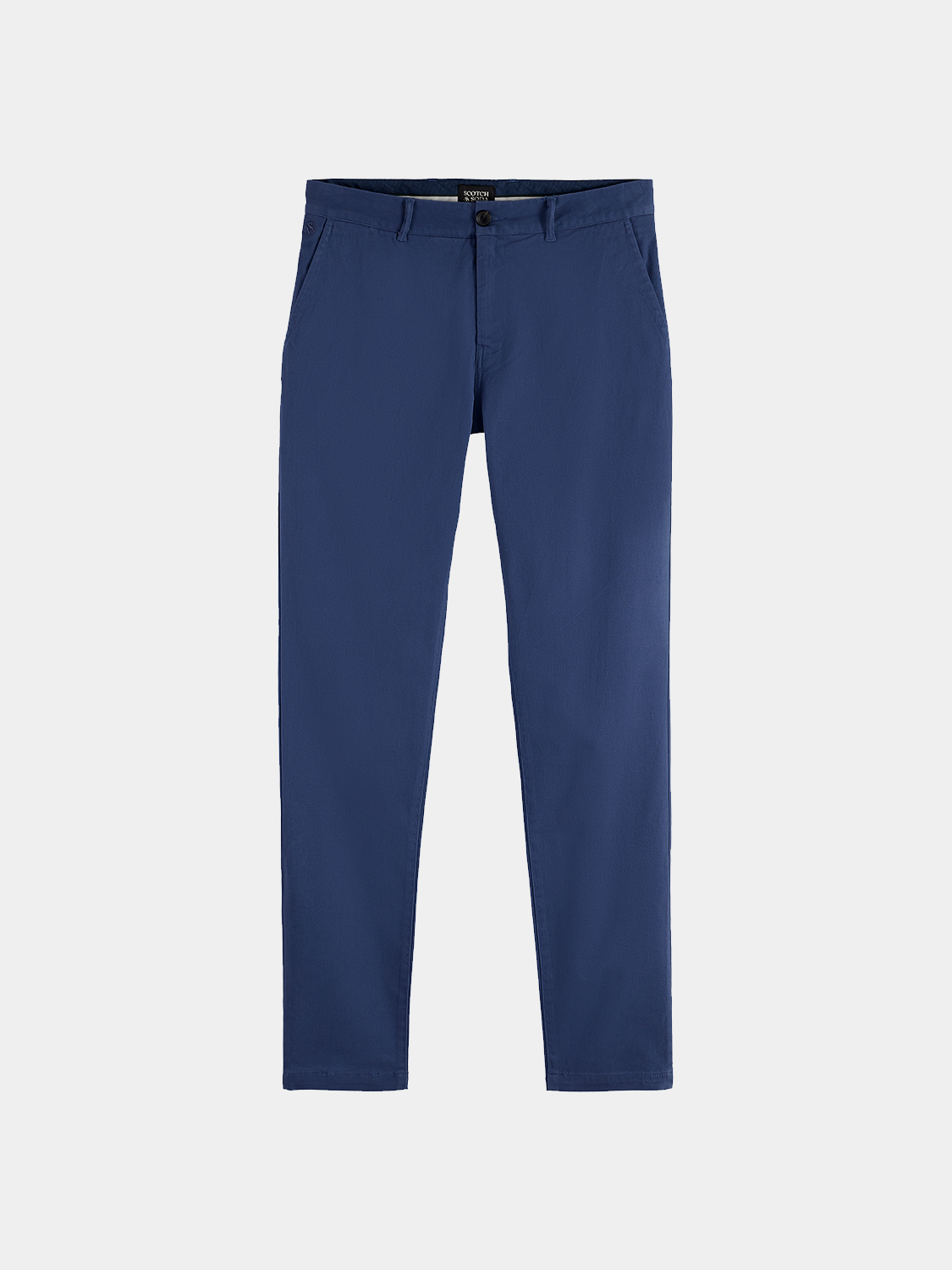 Scotch & Soda Stuart slim-fit chinos pants in a neutral color, featuring a tailored design and classic fit.