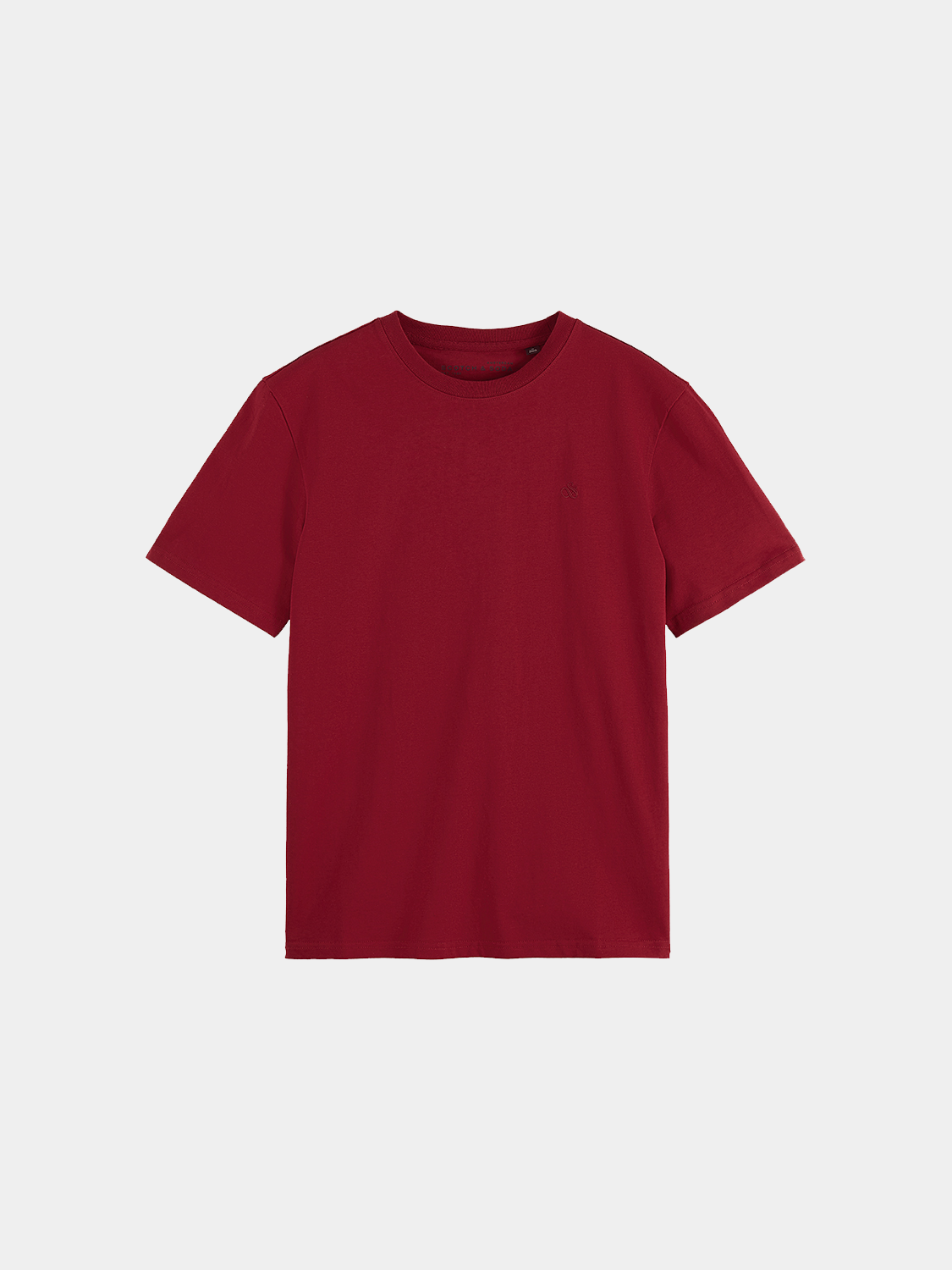 White short sleeve logo t-shirt by SCOTCH & SODA featuring a front graphic design.