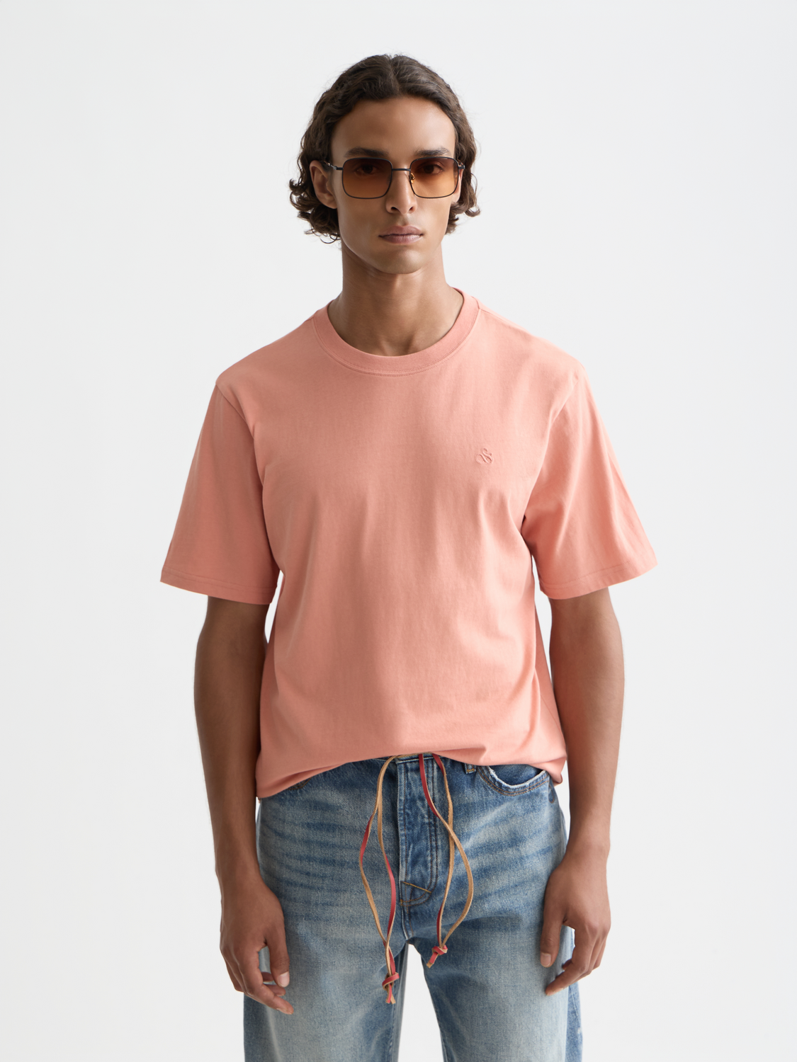 SCOTCH & SODA logo T-shirt, short sleeve tee with a graphic logo front, casual men's clothing.