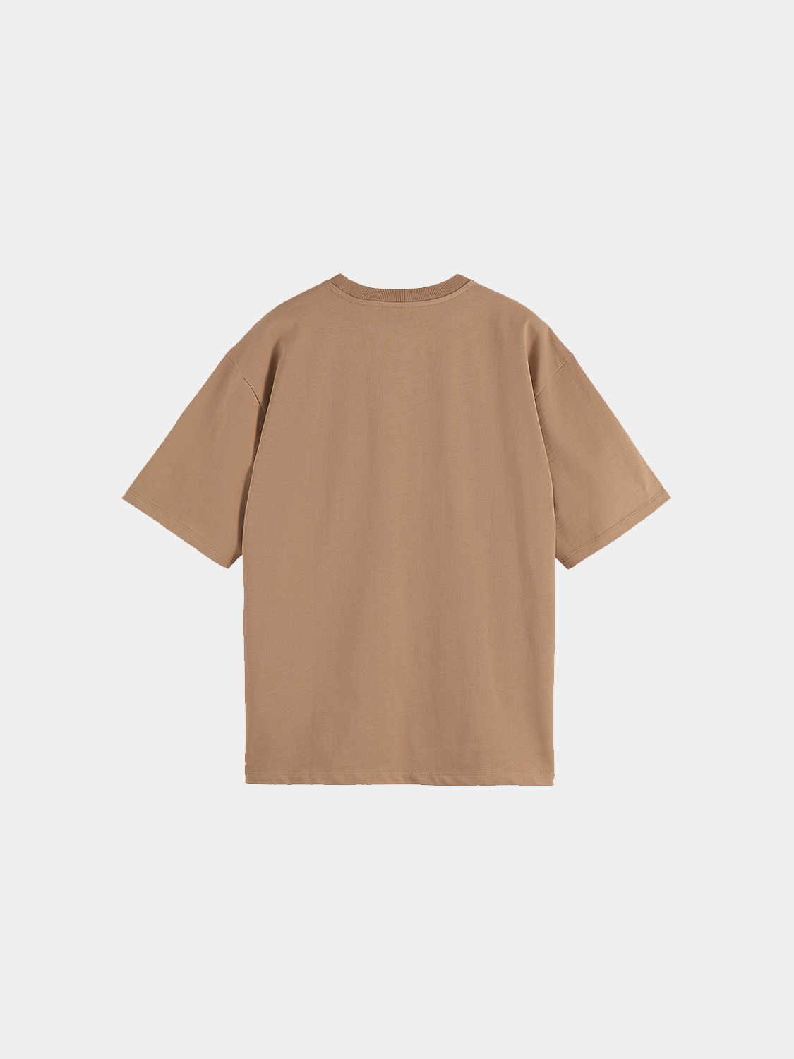 Black Scotch & Soda short sleeve T-shirt with chest pocket, casual men's tee, soft cotton fabric.