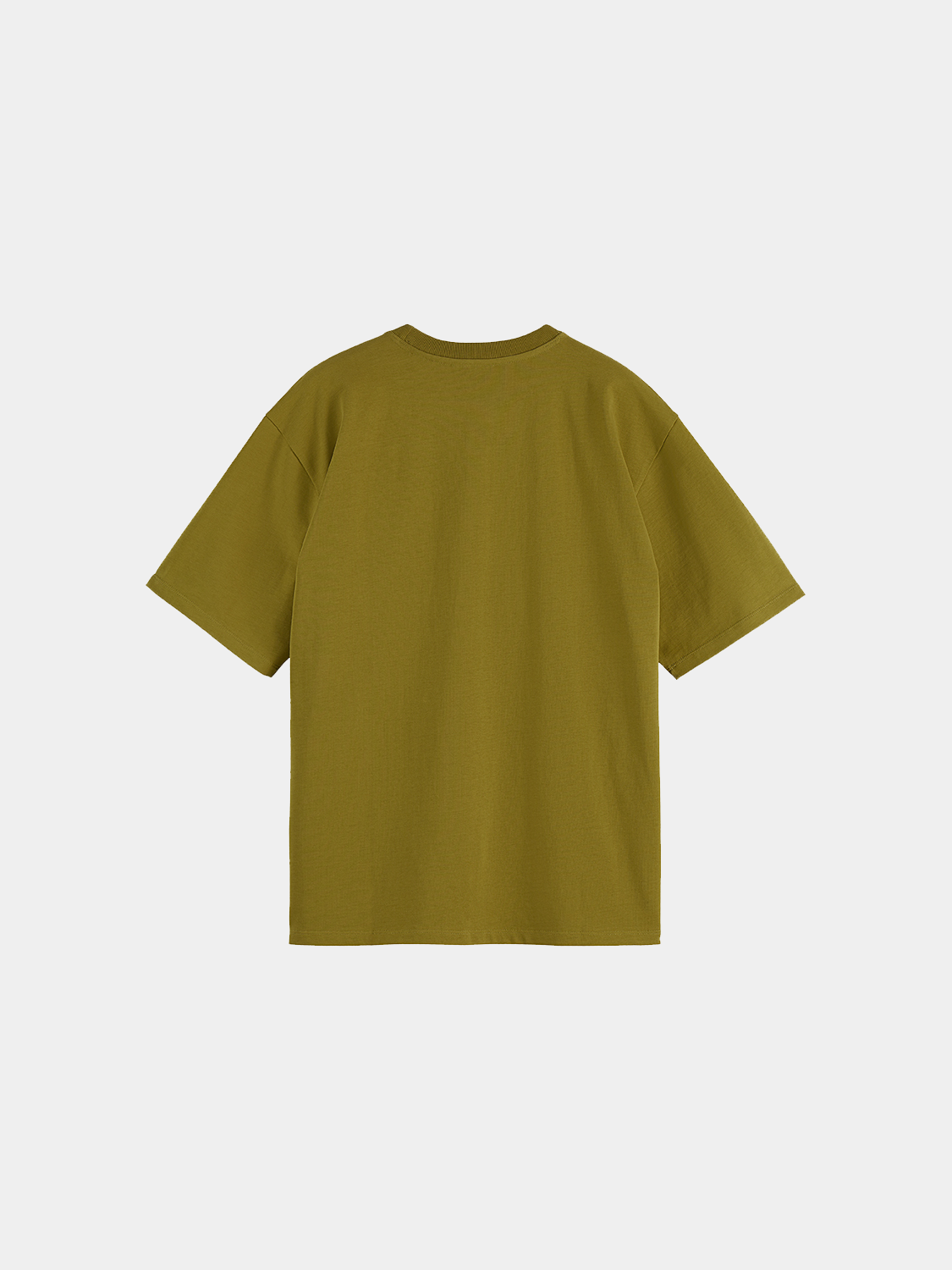 Black short-sleeve T-shirt with chest pocket from Scotch & Soda, casual men's tee with a relaxed fit and simple design.