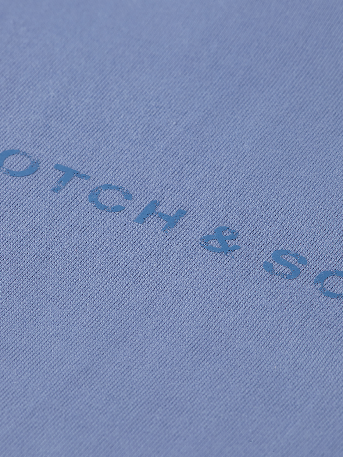 Scotch & Soda logo t-shirt, short sleeve casual tee with front logo design, white cotton fabric, modern streetwear style.