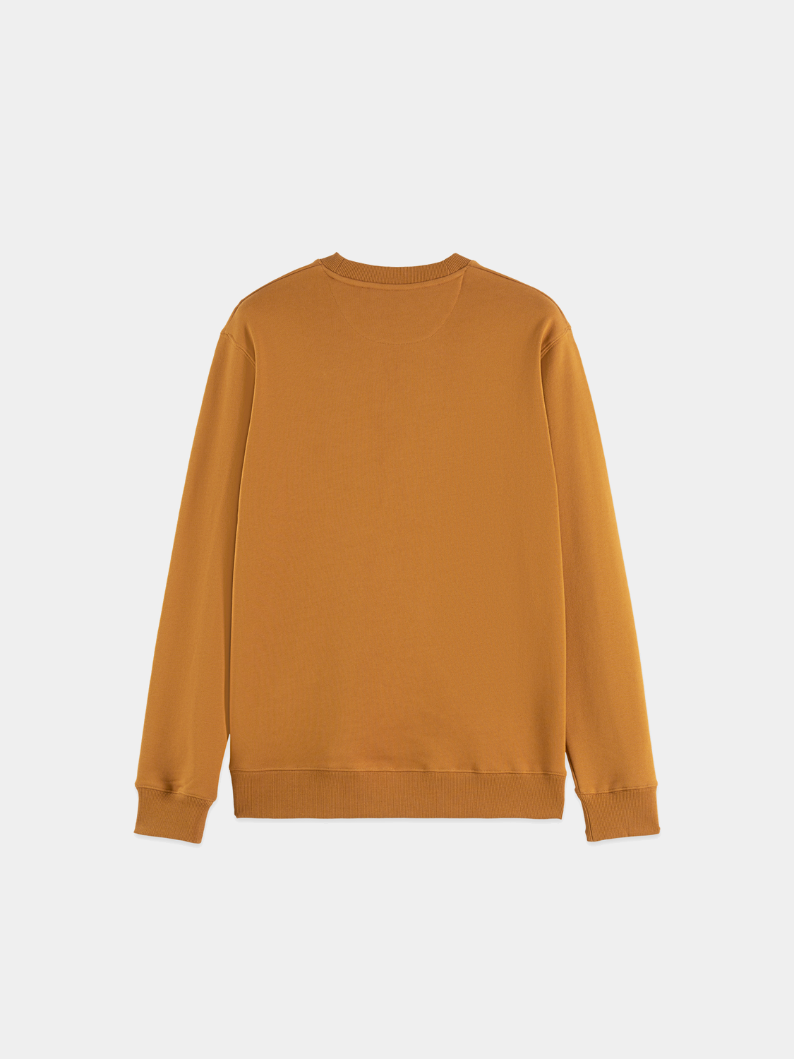 Black Scotch & Soda logo sweatshirt with a front chest logo, soft cotton fabric, and casual fit.