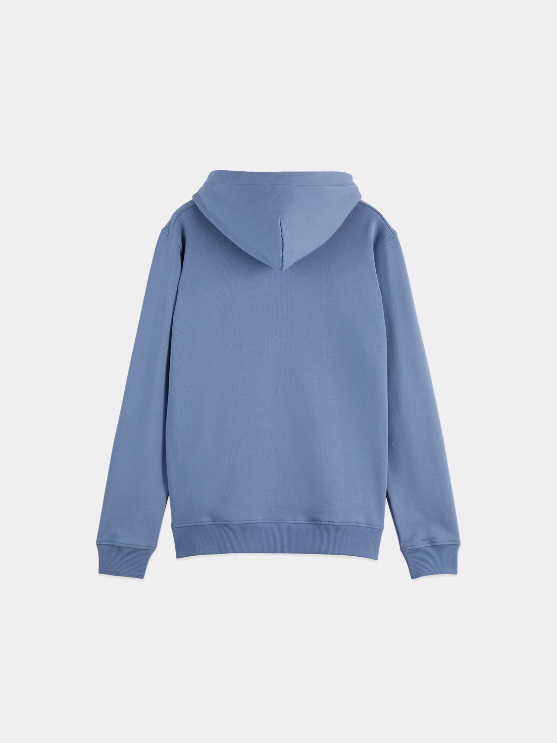 Black logo hoodie from SCOTCH & SODA, featuring a casual sweatshirt design with a prominent brand logo on the front.