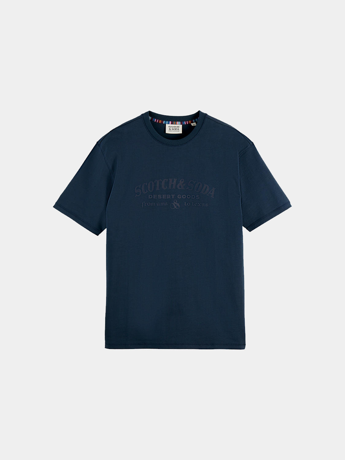 SCOTCH & SODA artwork short sleeve t-shirt featuring vibrant graphic design on soft cotton fabric.