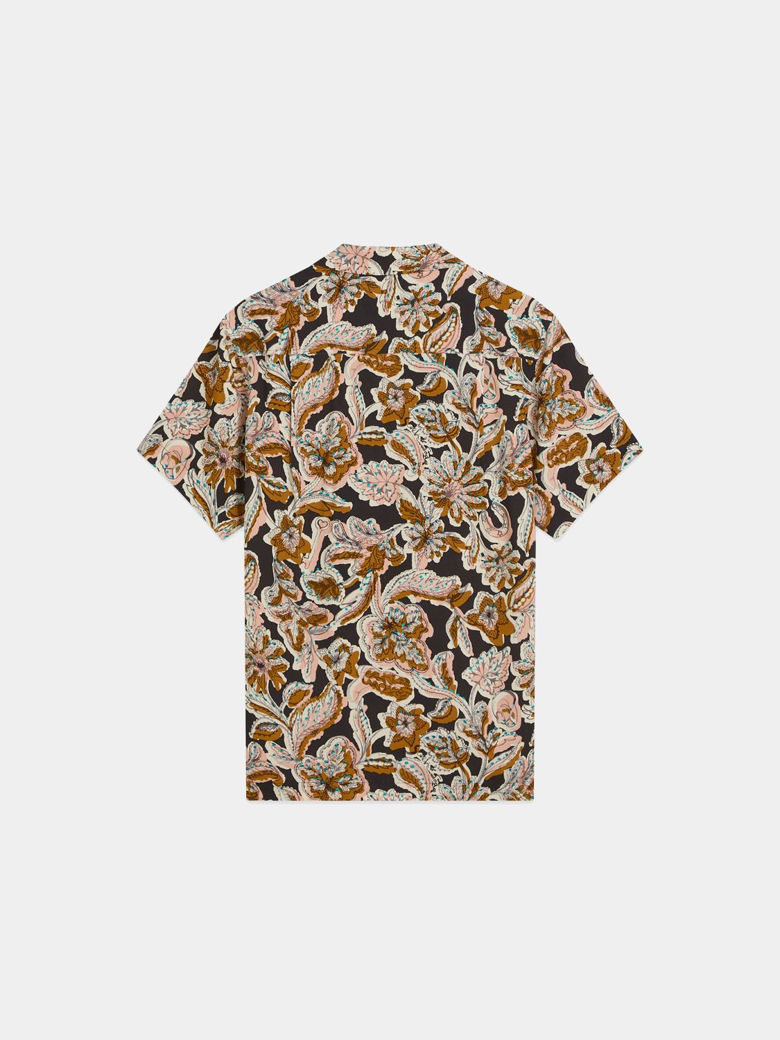 Printed short-sleeved shirt by Scotch & Soda featuring vibrant patterns and casual fit, perfect for summer wear.