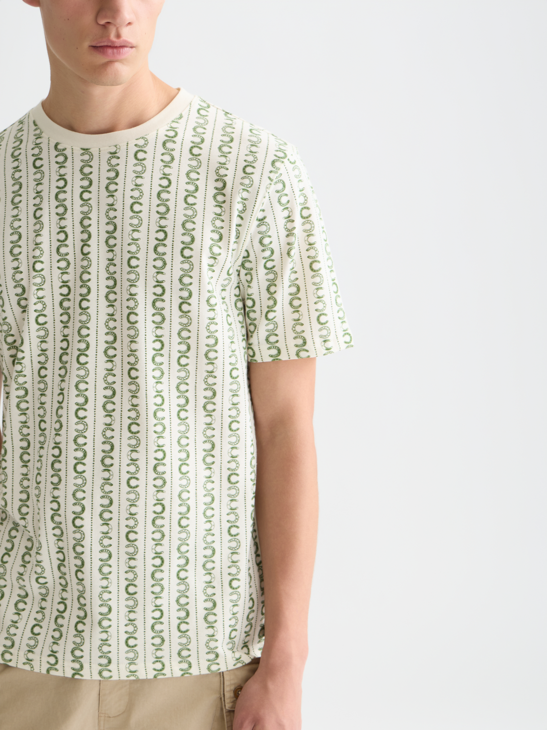 Printed Scotch & Soda short sleeve T-shirt with colorful graphic design, casual fit, and soft fabric.