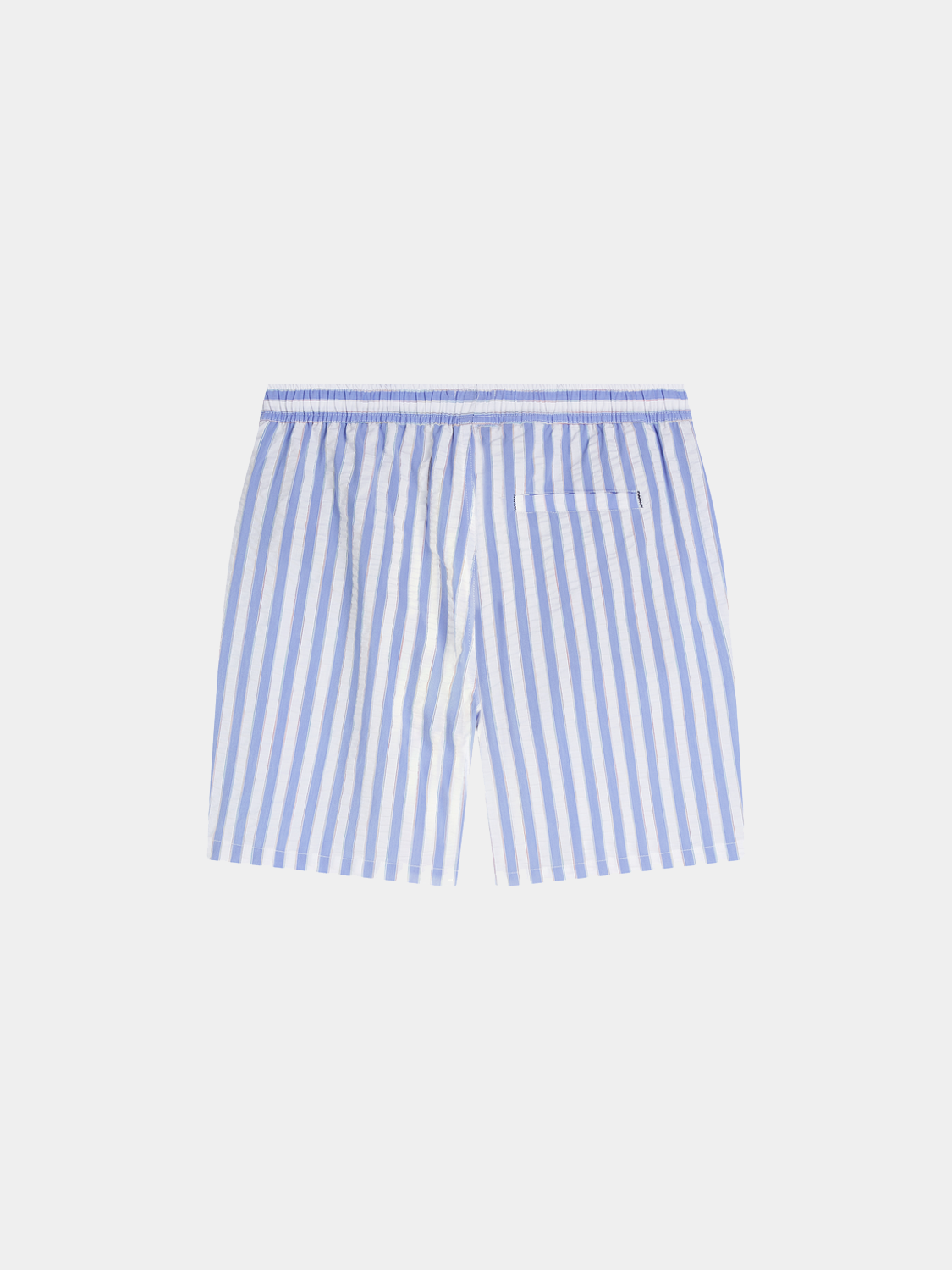 Striped mid-length SCOTCH & SODA swimshorts with a relaxed fit, featuring bold horizontal stripes and an elastic waistband.