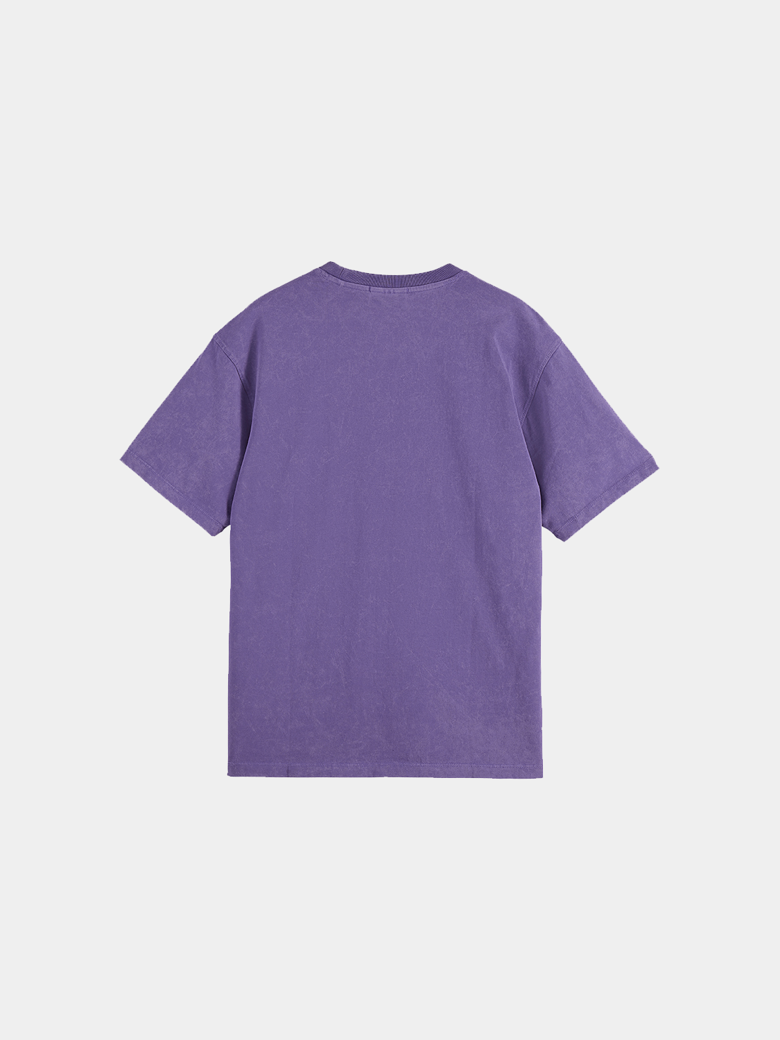 Black short-sleeve Scotch & Soda logo t-shirt with front graphic design, casual and stylish for everyday wear.