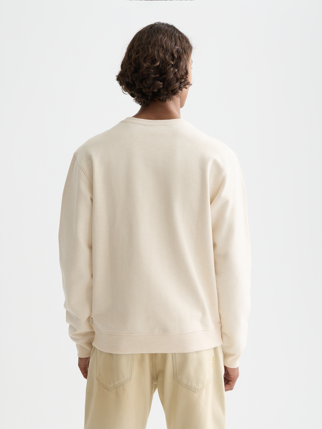 Black logo sweatshirt from Scotch & Soda featuring a front logo design, casual fit, and soft fabric for everyday wear.
