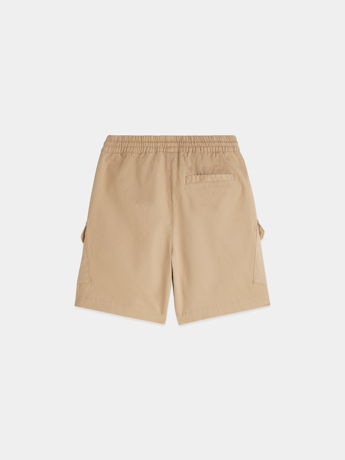 Kids cargo shorts by Scotch & Soda, navy blue cotton shorts with multiple pockets, suitable for casual wear.