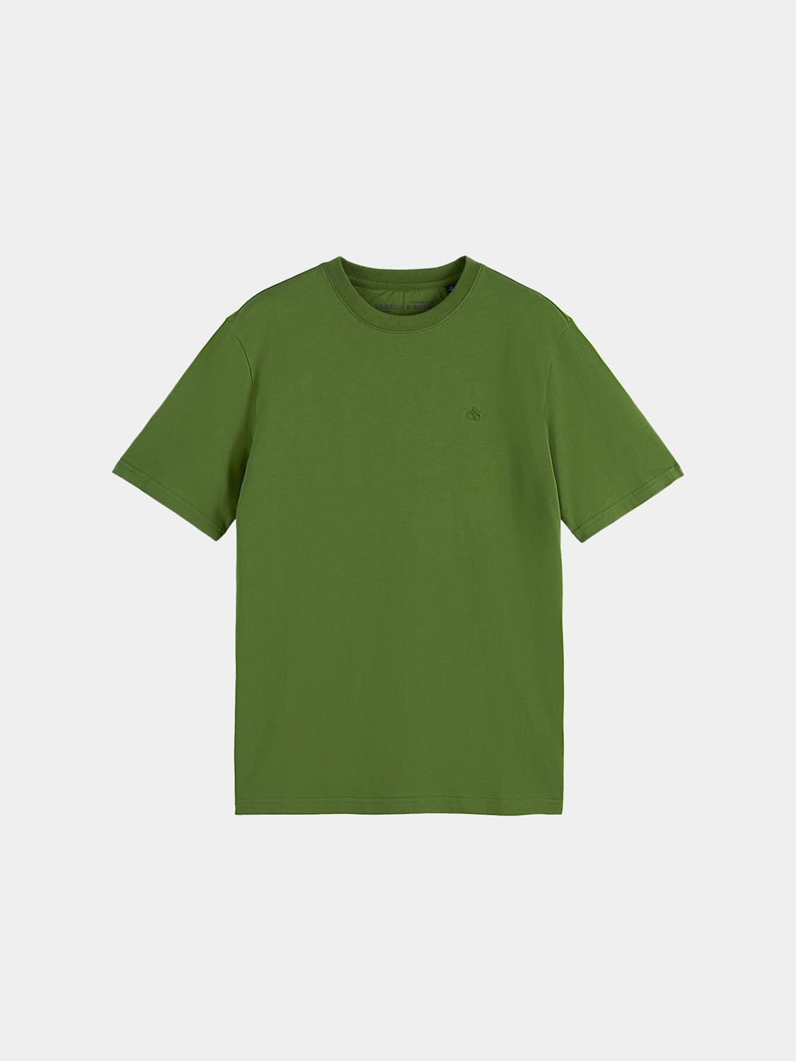 Short sleeve logo t-shirt by Scotch & Soda featuring a stylish graphic design on the front.