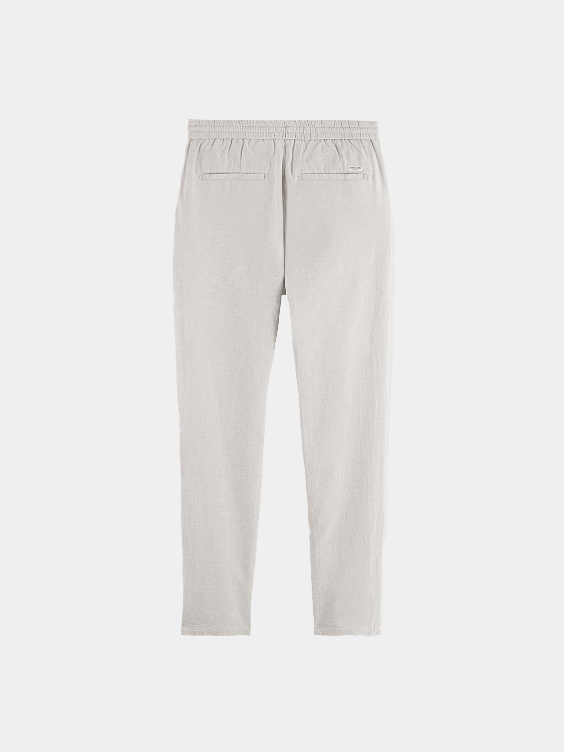 SCOTCH & SODA Warren joggers in black, casual pants with a relaxed fit, made from comfortable fabric for everyday wear.