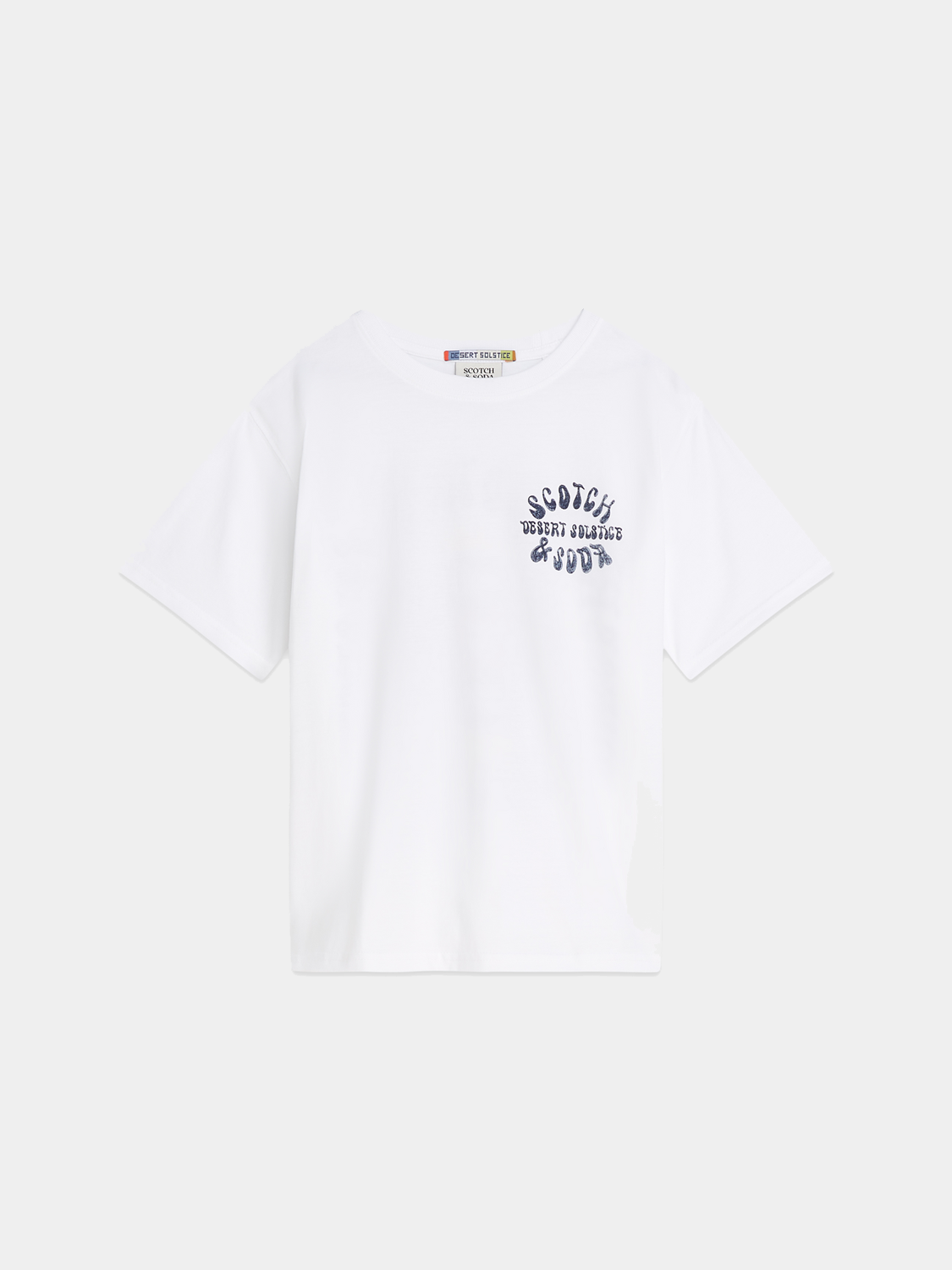 Kids artwork T-shirt by Scotch & Soda, short-sleeve tee featuring colorful graphic design on soft fabric.