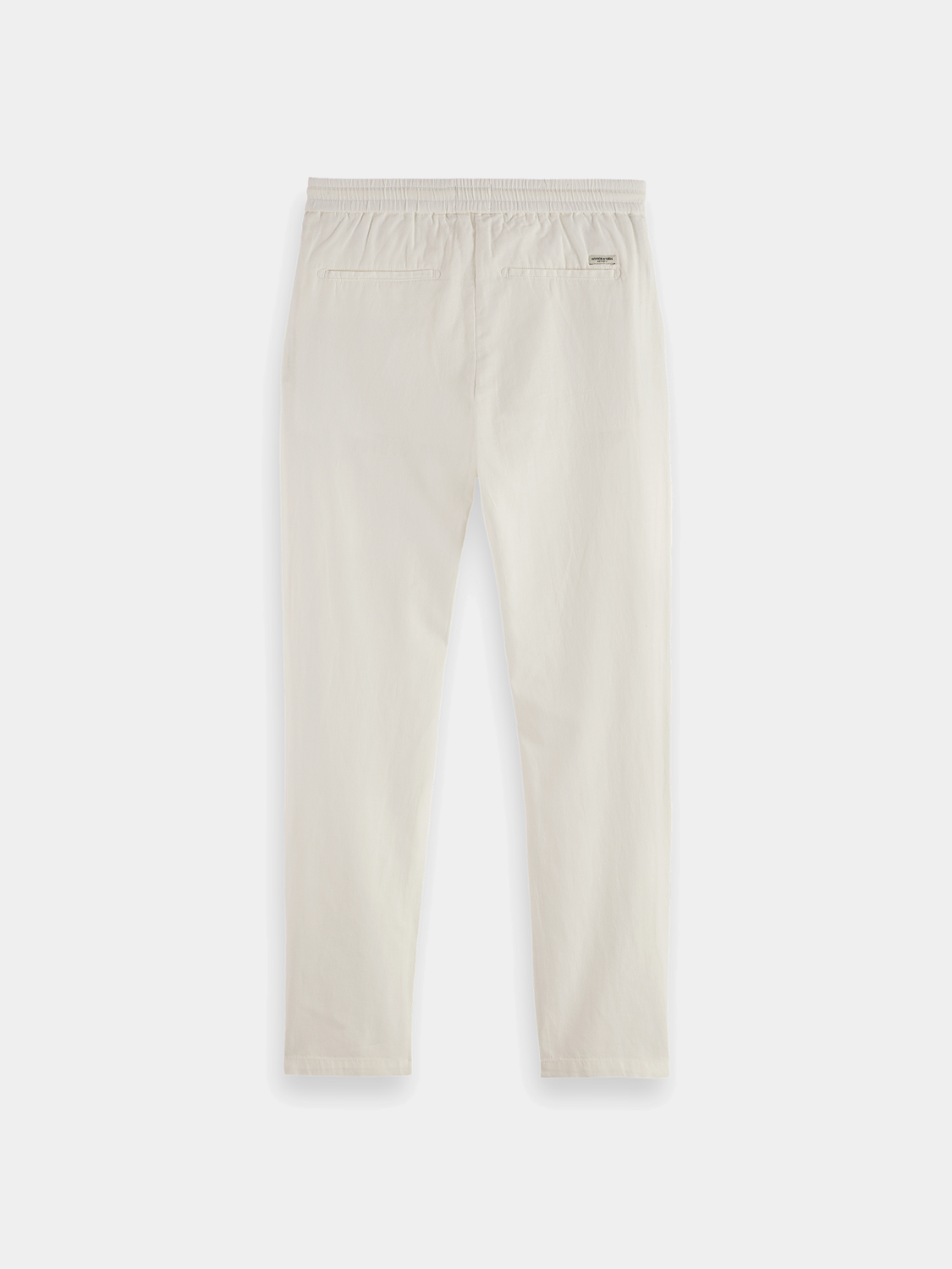 SCOTCH & SODA Warren joggers, navy blue pants with elastic waistband and side pockets, casual and comfortable men's apparel