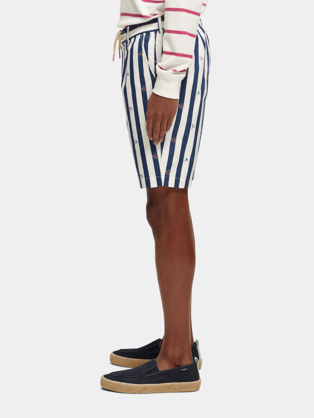 Blake striped Bermuda shorts - Scotch & Soda NZ