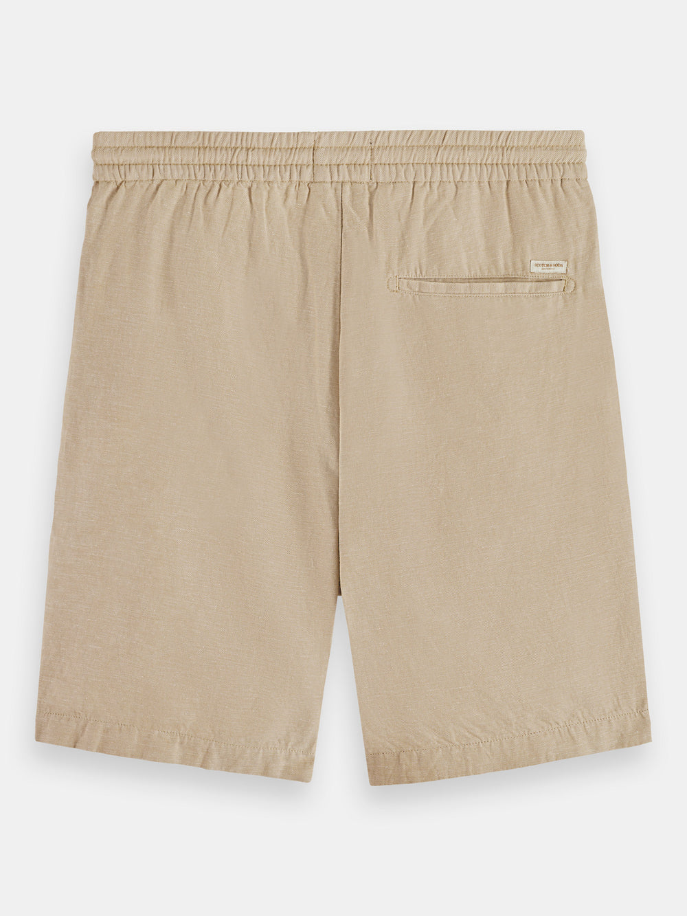 Fave cotton-linen shorts - Scotch & Soda NZ