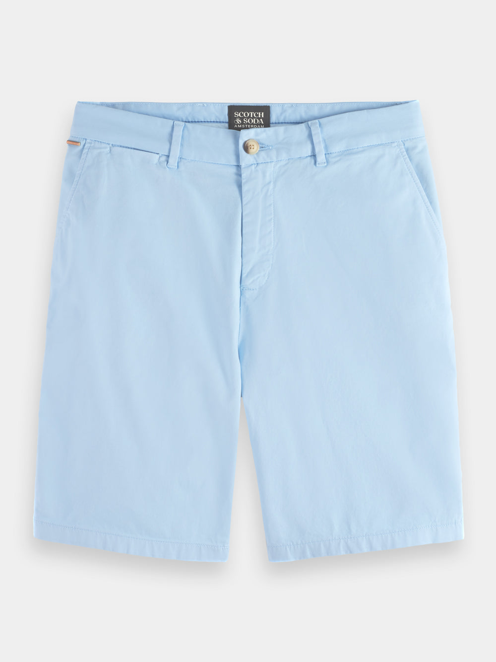 Stuart garment-dyed pima cotton shorts - Scotch & Soda NZ