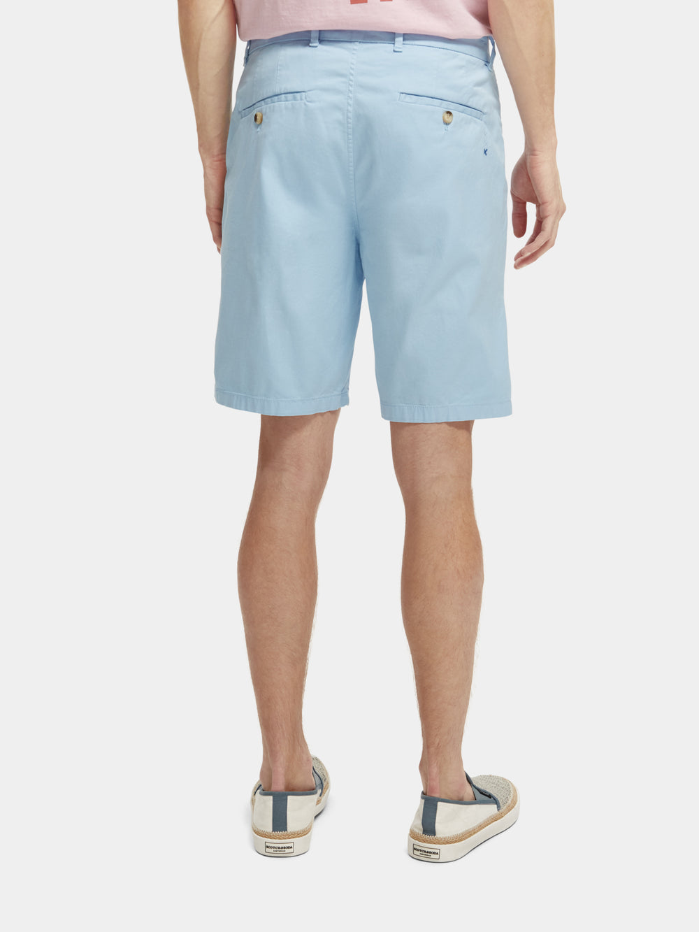 Stuart garment-dyed pima cotton shorts - Scotch & Soda NZ
