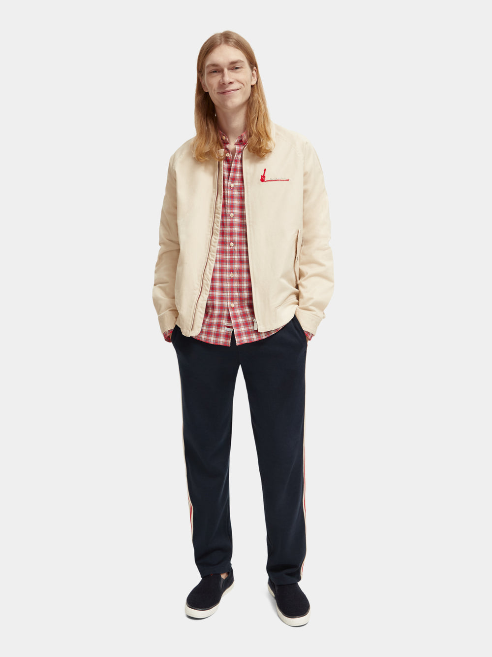 Cotton blouson jacket - Scotch & Soda NZ