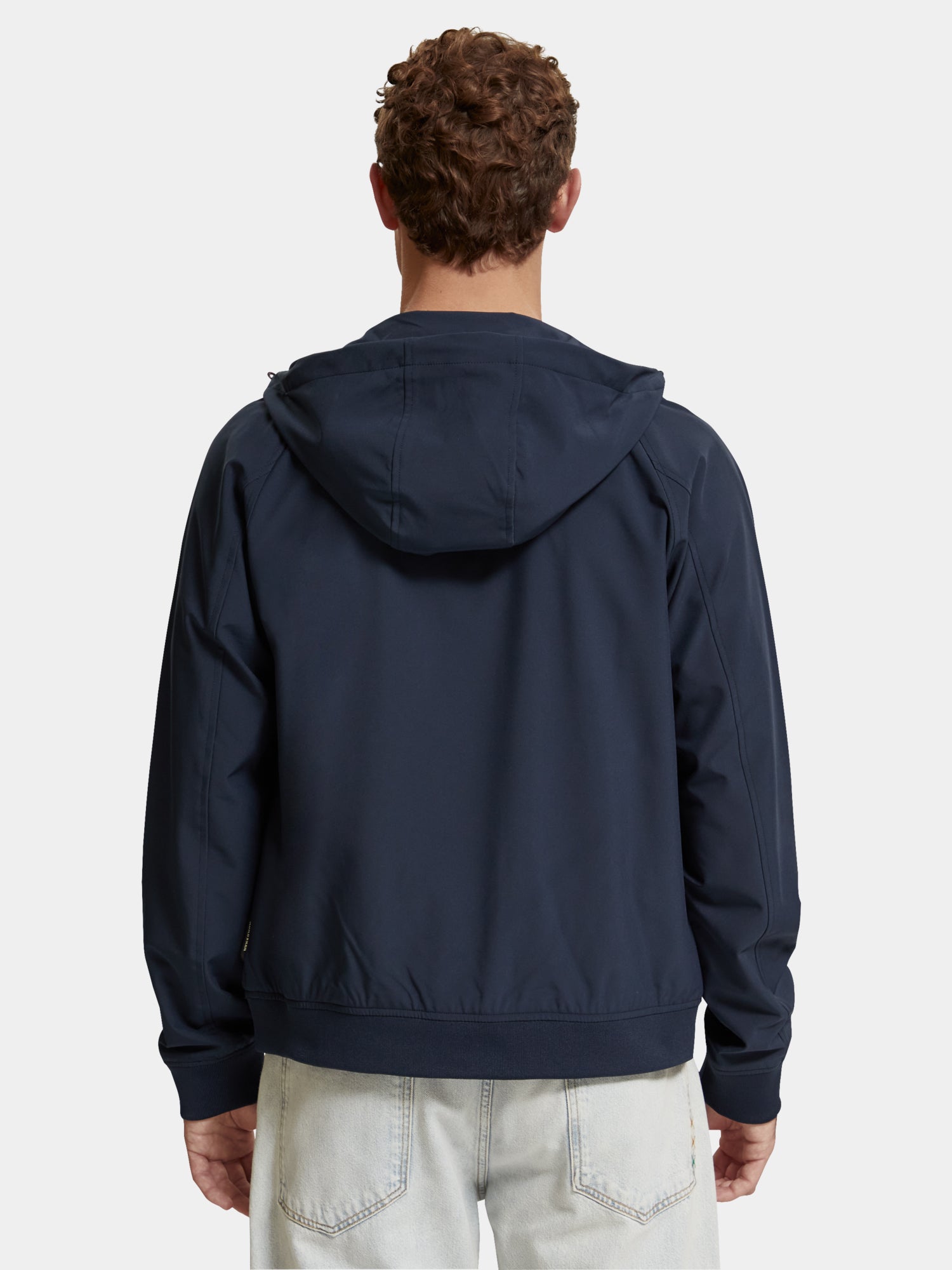 Hooded soft-shell jacket - Scotch & Soda NZ