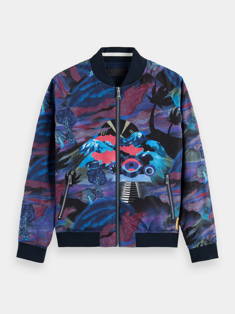 Reversible bomber jacket - Scotch & Soda NZ