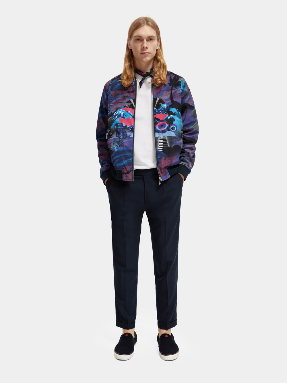 Reversible bomber jacket - Scotch & Soda NZ