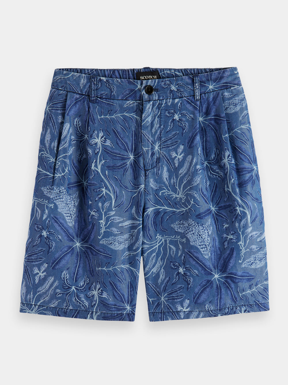 Twilt printed pleated chino shorts - Scotch & Soda NZ