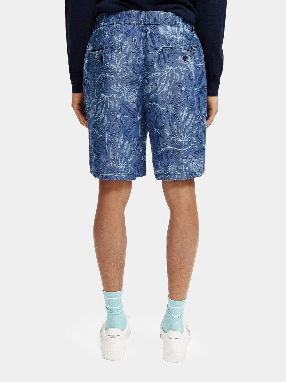 Twilt printed pleated chino shorts - Scotch & Soda NZ