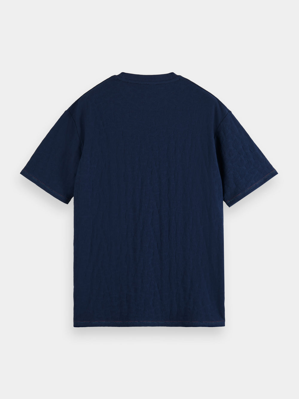 Relaxed-fit jacquard t-shirt - Scotch & Soda NZ