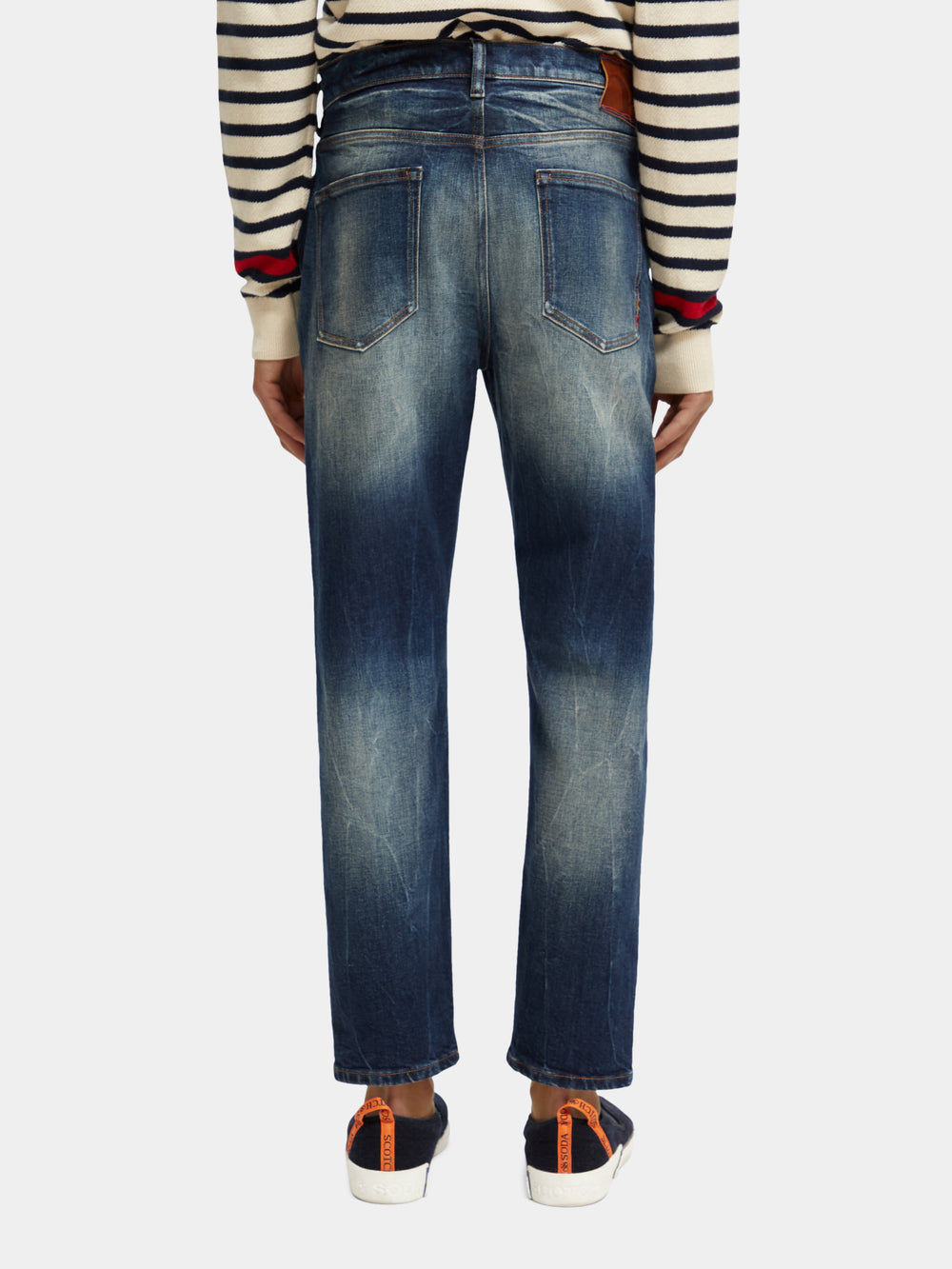 Drop premium selvedge tapered-fit jeans - Scotch & Soda NZ