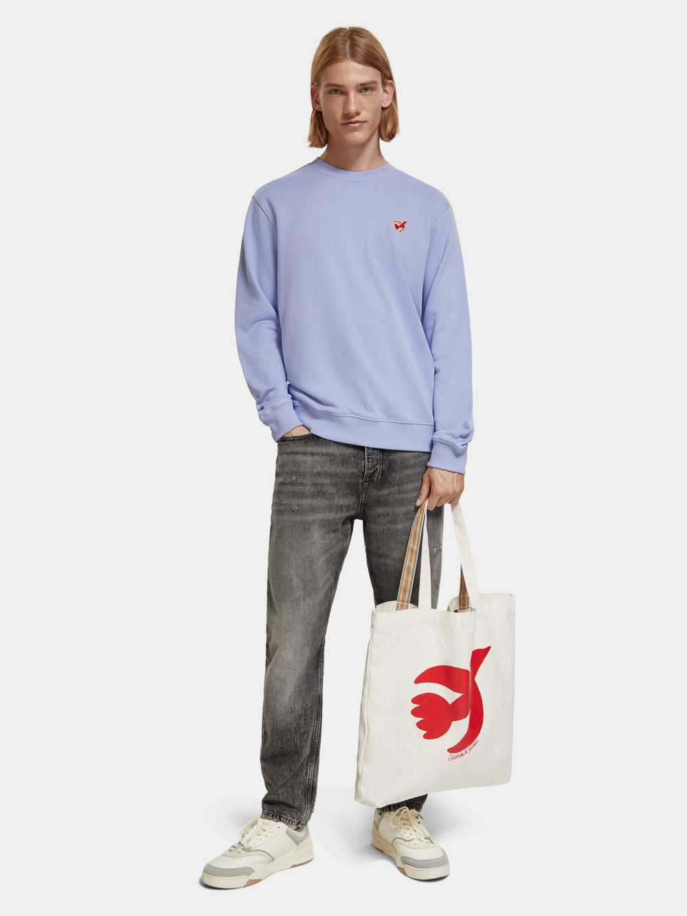 Free spirit crewneck sweatshirt - Scotch & Soda NZ