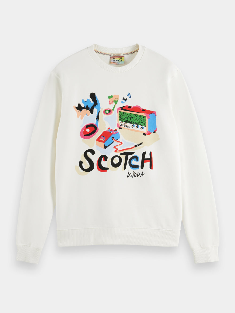 Colourful logo sweatshirt - Scotch & Soda NZ