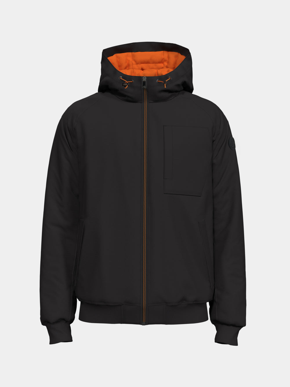 Stretch padded hooded jacket - Scotch & Soda NZ